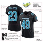 Custom Black Panther Blue-White Mesh Authentic Football Jersey Custom Black Panther Blue-White Mesh Authentic Football Jersey